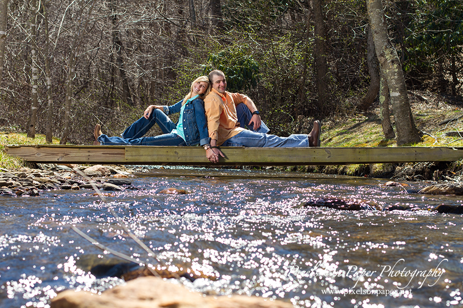 Pixels On Paper Wedding Photographers, NC Mountain, Engagement Photo