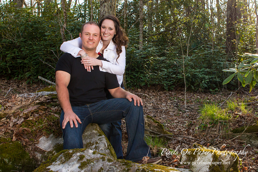 Gianetto/Fox Pixels On Paper Photography Blowing Rock NC Engagement portrait photography photo