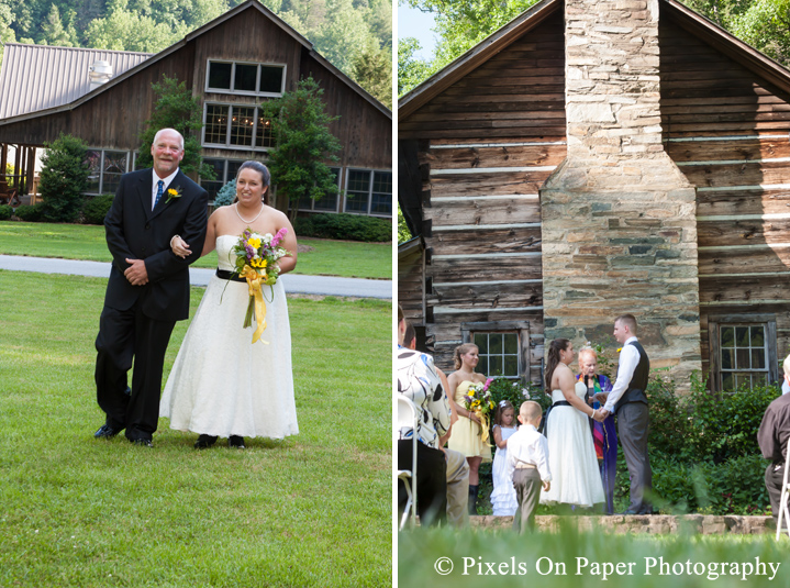 Pixels On Paper Photograhphy High Country NC wedding photographers Leatherwood mountain resort wedding photo
