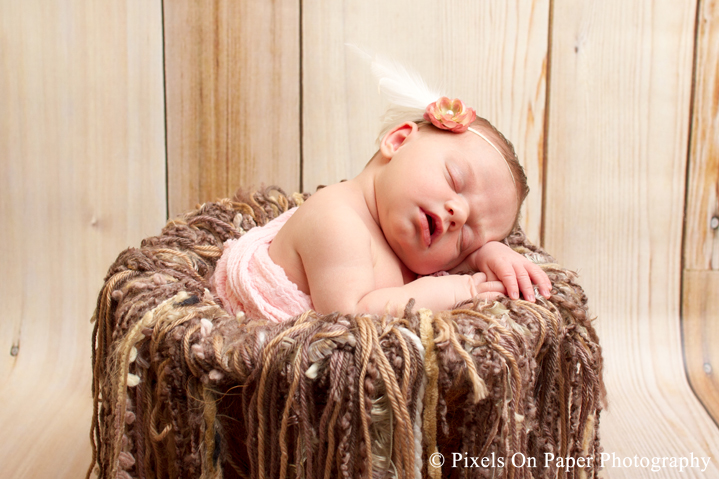 Baby Maddie Newborn Photography by Pixels On Paper Wilkesboro NC Photographer photo