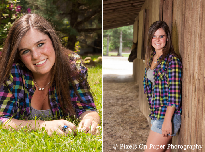 Tiffany's country senior portrait photography by Pixels On Paper Photography photo