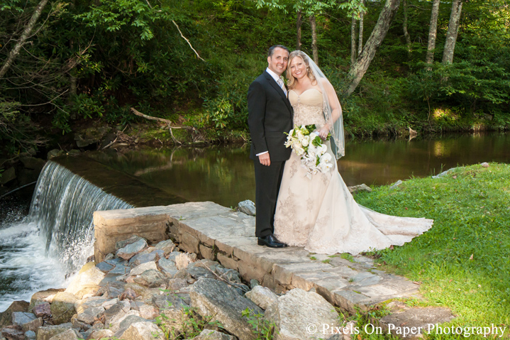 Bride & Groom Photo Chetola Resort Blowing Rock NC