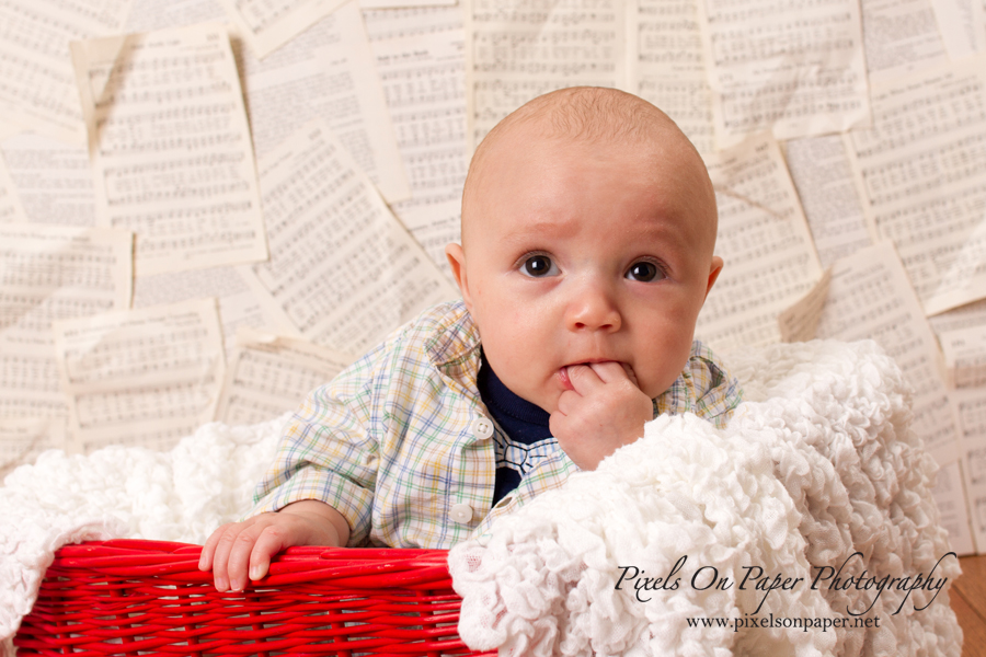 Baby Isaiah three months wilkesboro NC portrait studio photo