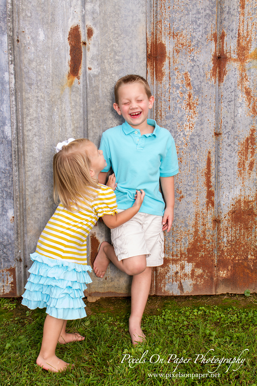 Pixels on Paper Family Portrait Photography, NC Outdoor Family Photographers, Farm Family Portraits photo