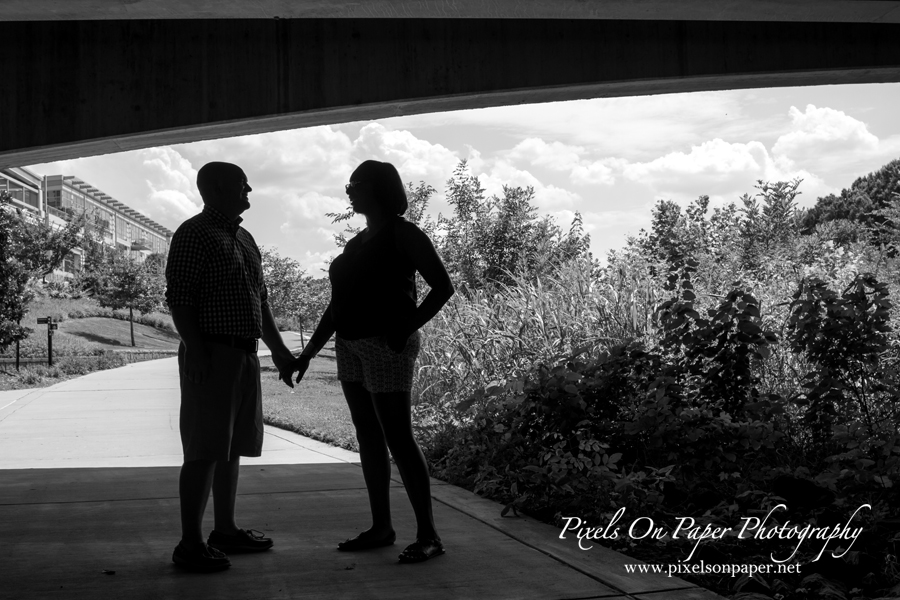 Pixels on Paper engagement photos of Sherae Jones and David Johnson, Charlotte NC, Little Sugar Creek Greenway photo