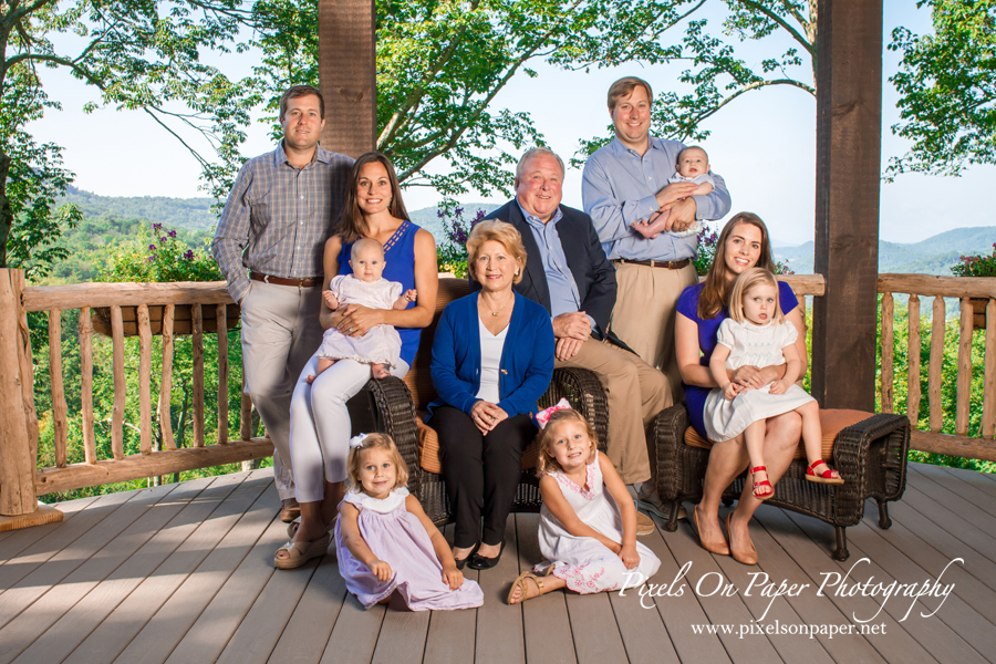 Pixels on Paper 3 Generations of Family in Linville NC Outdoor photo