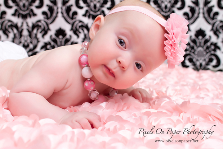 Pixels on Paper photographs newborn in studio photo