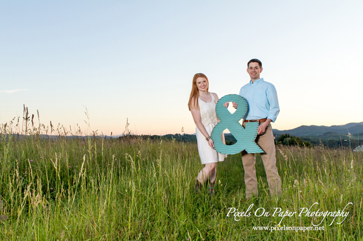 Rash Wedding, NC Mountains Glendale Springs Engagement Portrait Photo