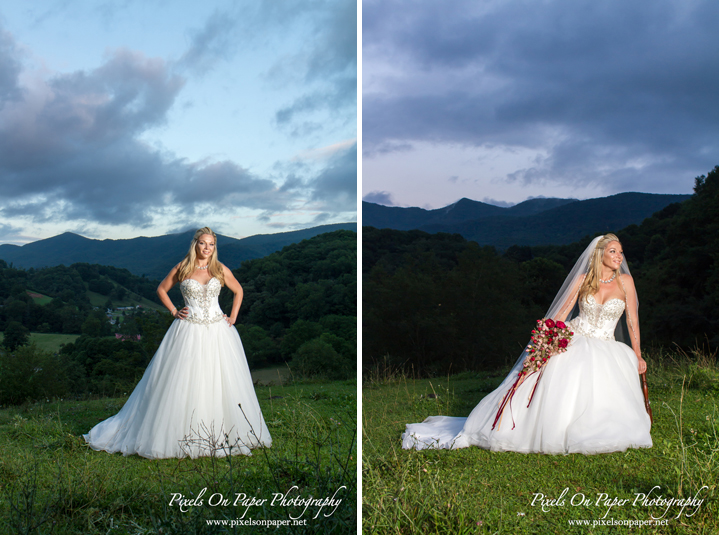 Pixels On Paper NC Mouintain Photographers Warrensville Bride Bridal Portrait Photo