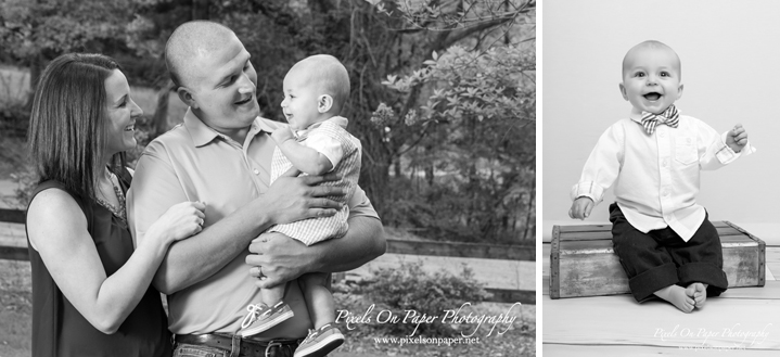 Brock's 6 month baby photography, pixels on paper studio family portrait photography photo