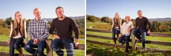 Pixels On Paper NC Mountain Fall Outdoor Family Portrait Photographers photo