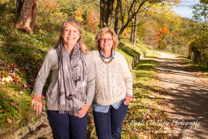 Pixels On Paper NC Mountain Fall Outdoor Family Portrait Photographers photo