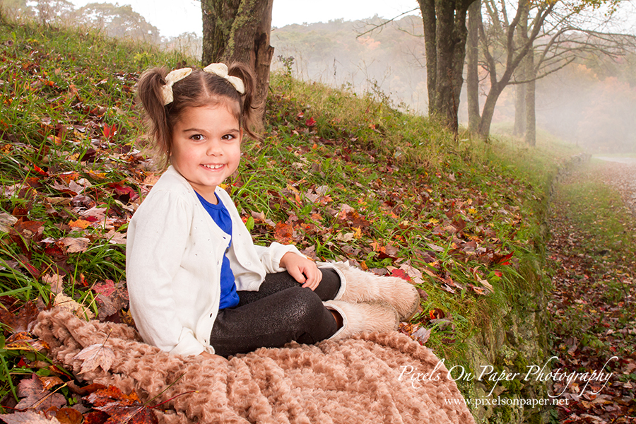 Pixels On Paper NC Mountain Fall Outdoor Family Portrait Photographers photo