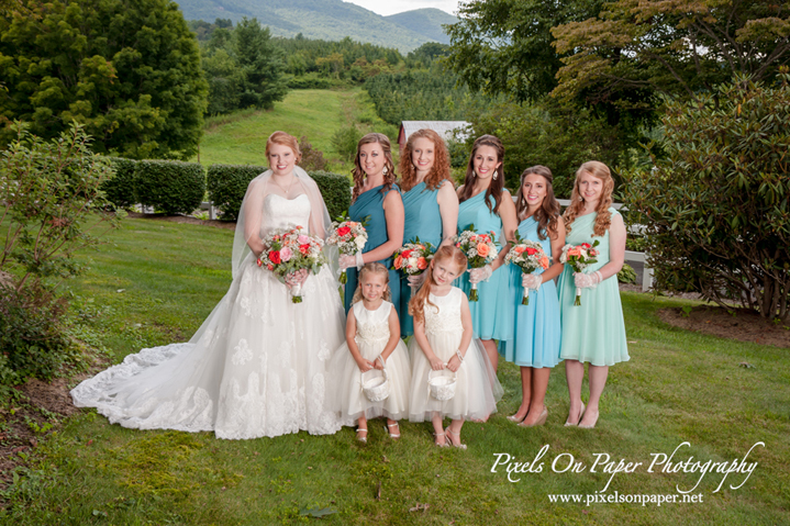 Pixels On Paper NC Mountain Wilkesboro Wedding Photographers Bethany Church Todd NC and Doughton Hall Bed and Breakfast Reception Photo