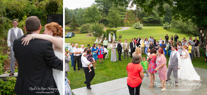 Pixels On Paper NC Mountain Wilkesboro Outdoor Wedding Photographers Bethany Church Todd NC and Doughton Hall Bed and Breakfast Reception Photo