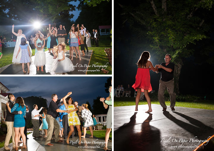 Pixels On Paper NC Mountain Wilkesboro Outdoor Wedding Photographers Bethany Church Todd NC and Doughton Hall Bed and Breakfast Reception Photo