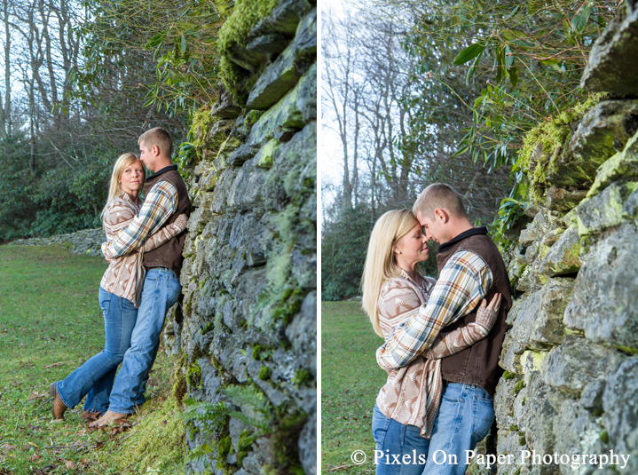 Pixels On Paper photographers high country wedding blowing rock nc engagement photo