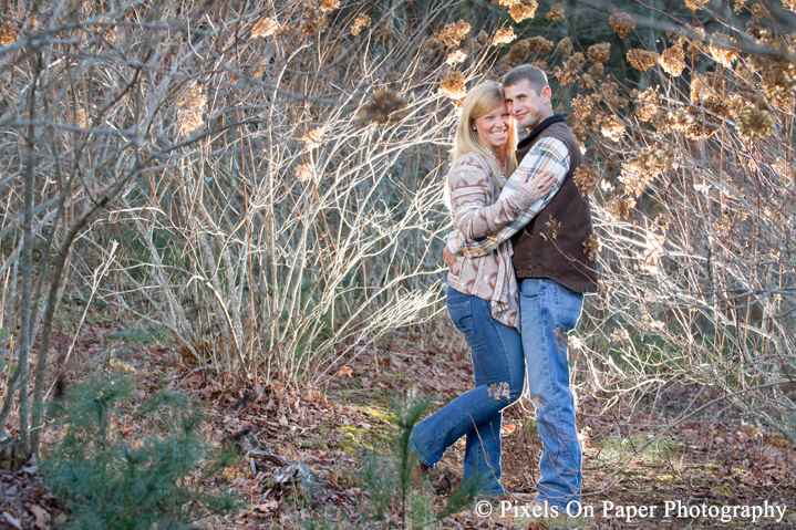 Elisabeth Bolick and Isaac Spillman blowing rock nc engagement after session photos