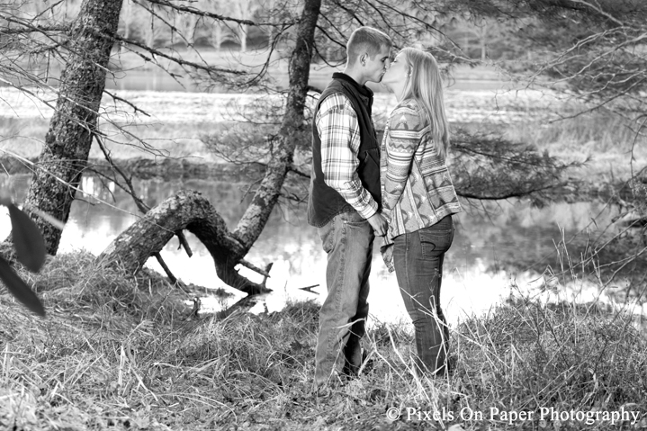 Pixels On Paper photographers high country wedding blowing rock nc engagement photo