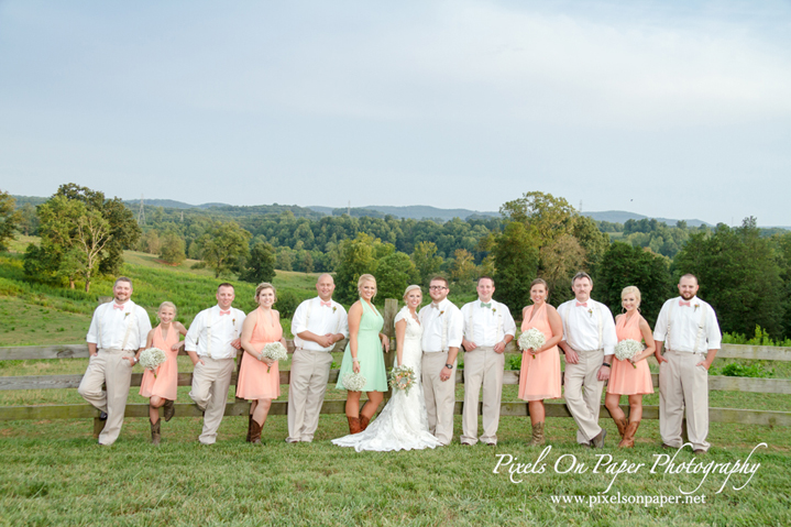 Outdoor country rustic barn wedding williams farm wilkesboro mountains wedding photographers photo