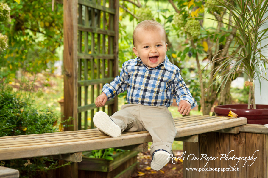 Brock's 12 month baby photography, pixels on paper studio family portrait photography photo