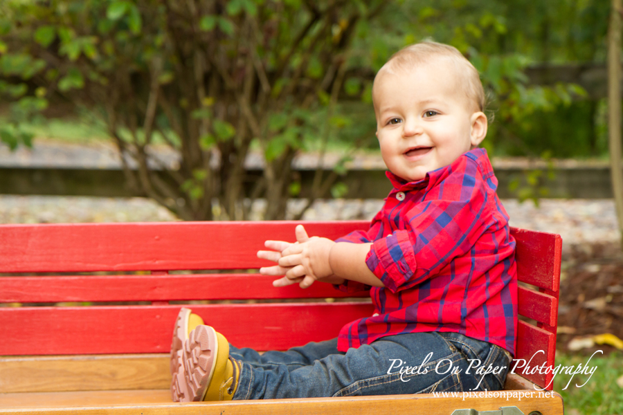 Brock's 12 month baby photography, pixels on paper studio family portrait photography photo