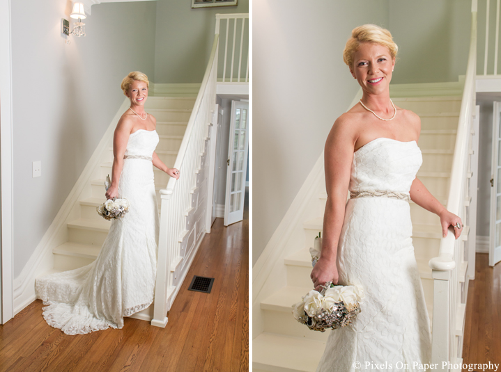 Elisabeth Bolick studio formal bridal portrait photo