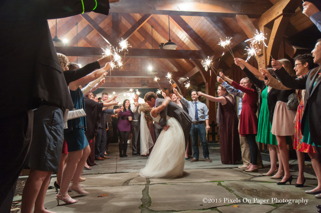 Katie Muskal and Josh Minor Blue Ridge Mountain Club Blowing Rock NC outdoor wedding photo