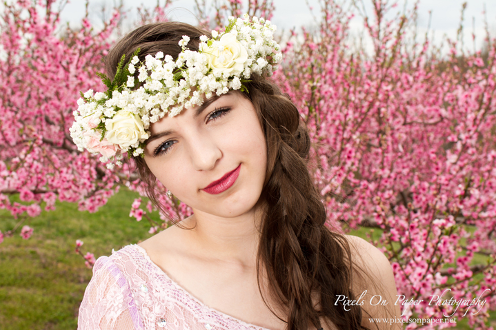 prom boho fashion portrait photography by Wilkesboro NC Photographers Pixels On Paper photo