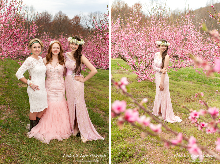 prom boho fashion portrait photography by Wilkesboro NC Photographers Pixels On Paper photo