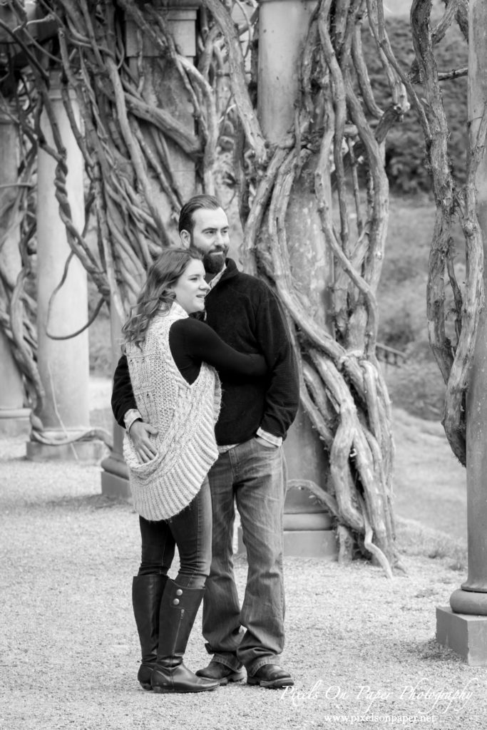 Pixels On Paper wedding photographers. Biltmore Estate engagement portrait Asheville NC photo