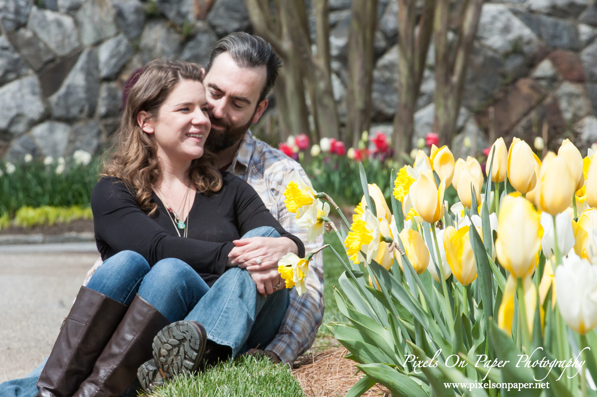 Pixels on Paper engagement photography biltmore estate photo