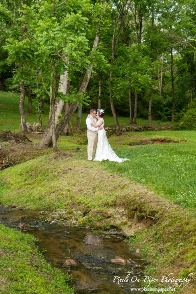 Pixels On Paper wedding photographers. Winding Creek Farm outdoor wedding Hamptonville NC photo