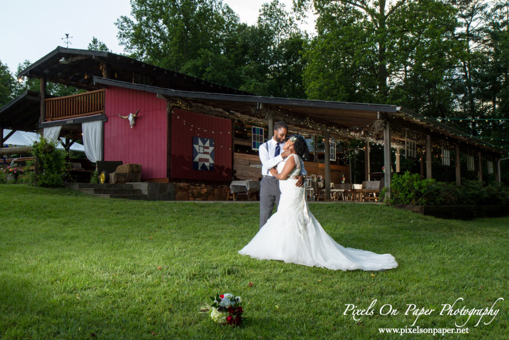 Pixels On Paper wedding photographers. Winding Creek Farm outdoor wedding Hamptonville NC photo