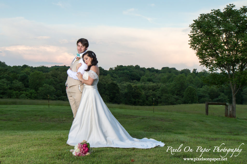 Pixels On Paper wedding photographers. Winding Creek Farm outdoor wedding Hamptonville NC photo