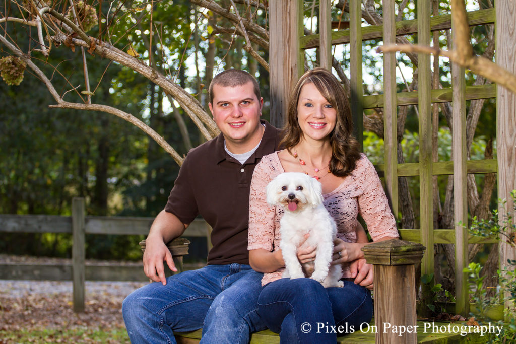 pixels on paper photography Colburn Outdoor Family Portrait garden photo