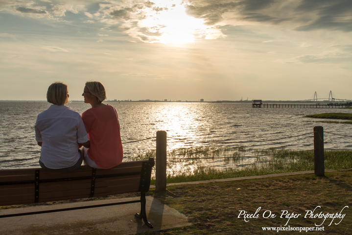 Charleston SC engagement portraits photo