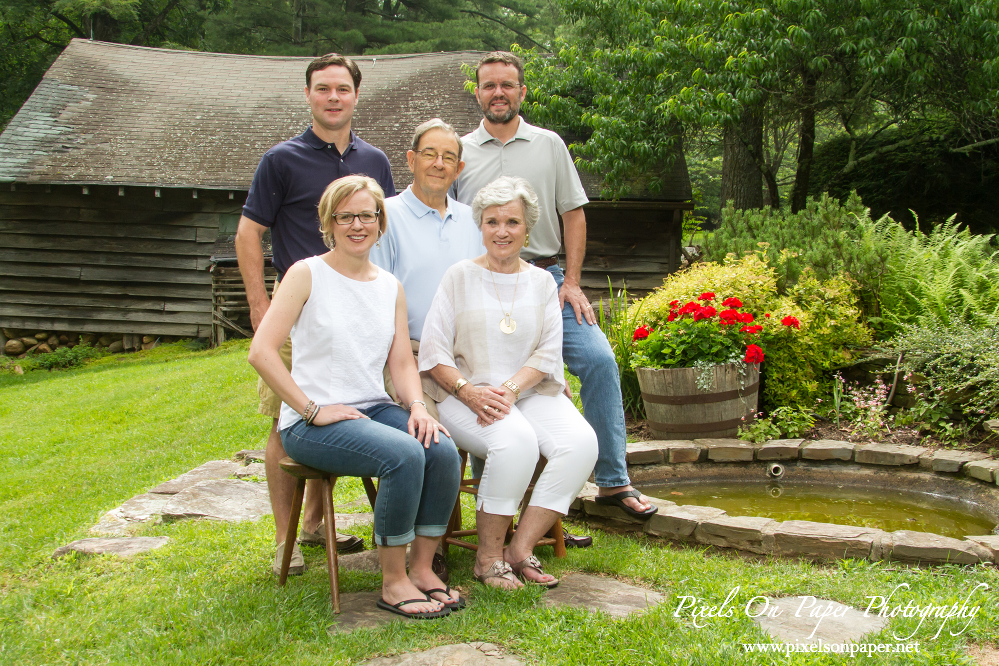 Roaring Gap NC family outdoor portrait photos by Pixels On Paper Wilkesboro NC Photographers photo