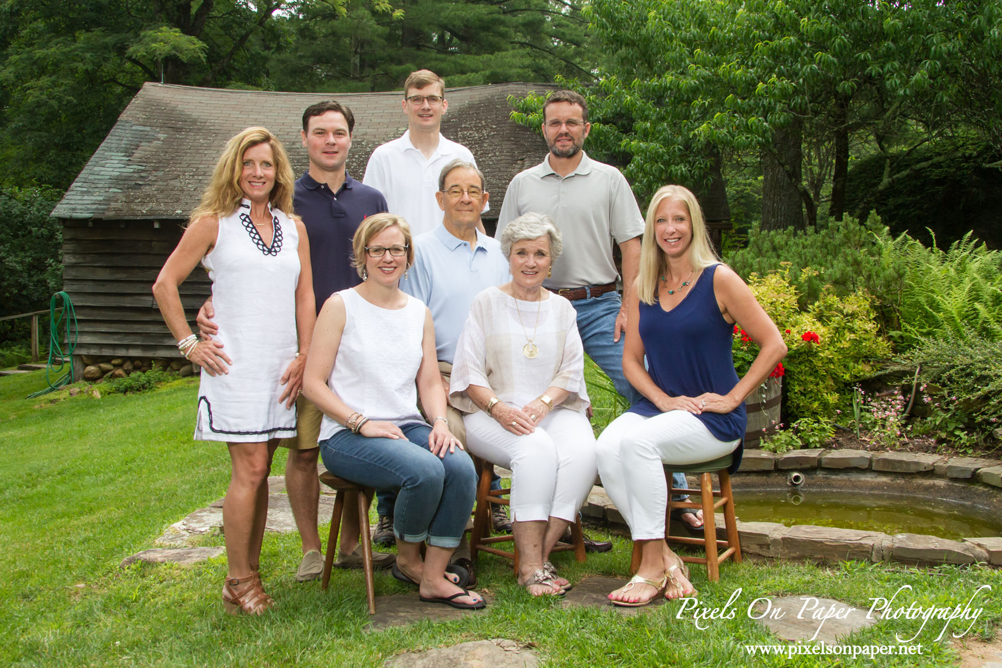 Roaring Gap NC family outdoor portrait photos by Pixels On Paper Wilkesboro NC Photographers photo