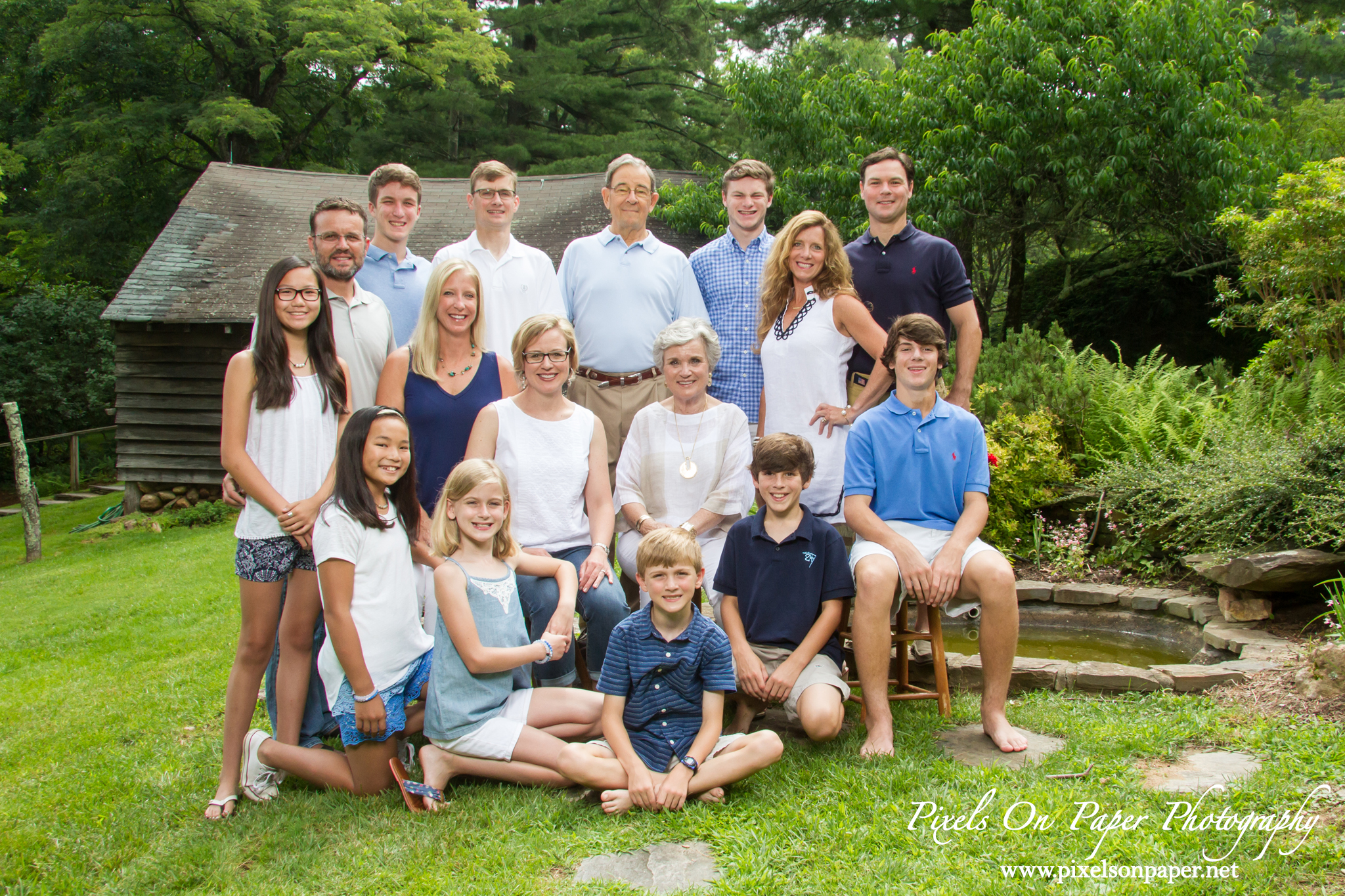 Roaring Gap NC family outdoor portrait photos by Pixels On Paper Wilkesboro NC Photographers photo