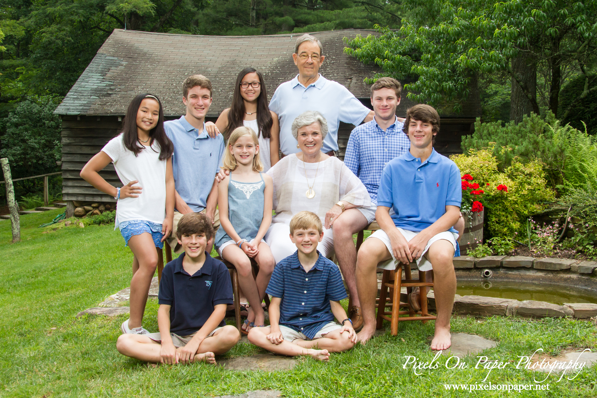 Roaring Gap NC family outdoor portrait photos by Pixels On Paper Wilkesboro NC Photographers photo