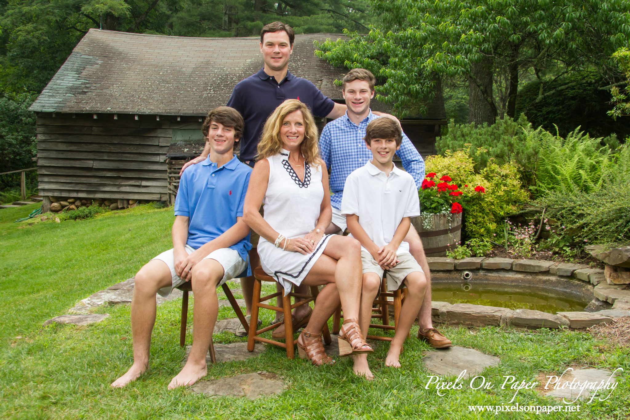 Roaring Gap NC family outdoor portrait photos by Pixels On Paper Wilkesboro NC Photographers photo
