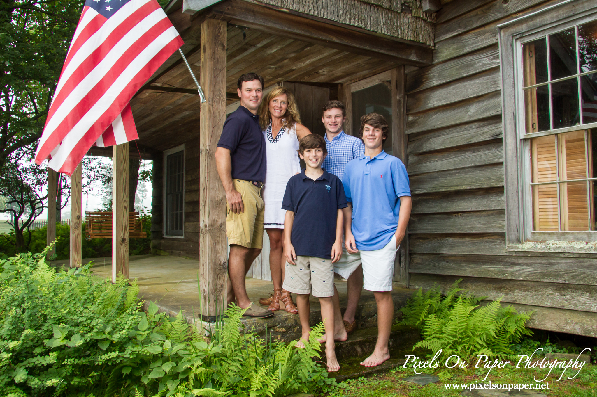 Hoben family outdoor portrait photos by Pixels On Paper Wilkesboro NC Photographers. ©2016 Pixels On Paper Inc.