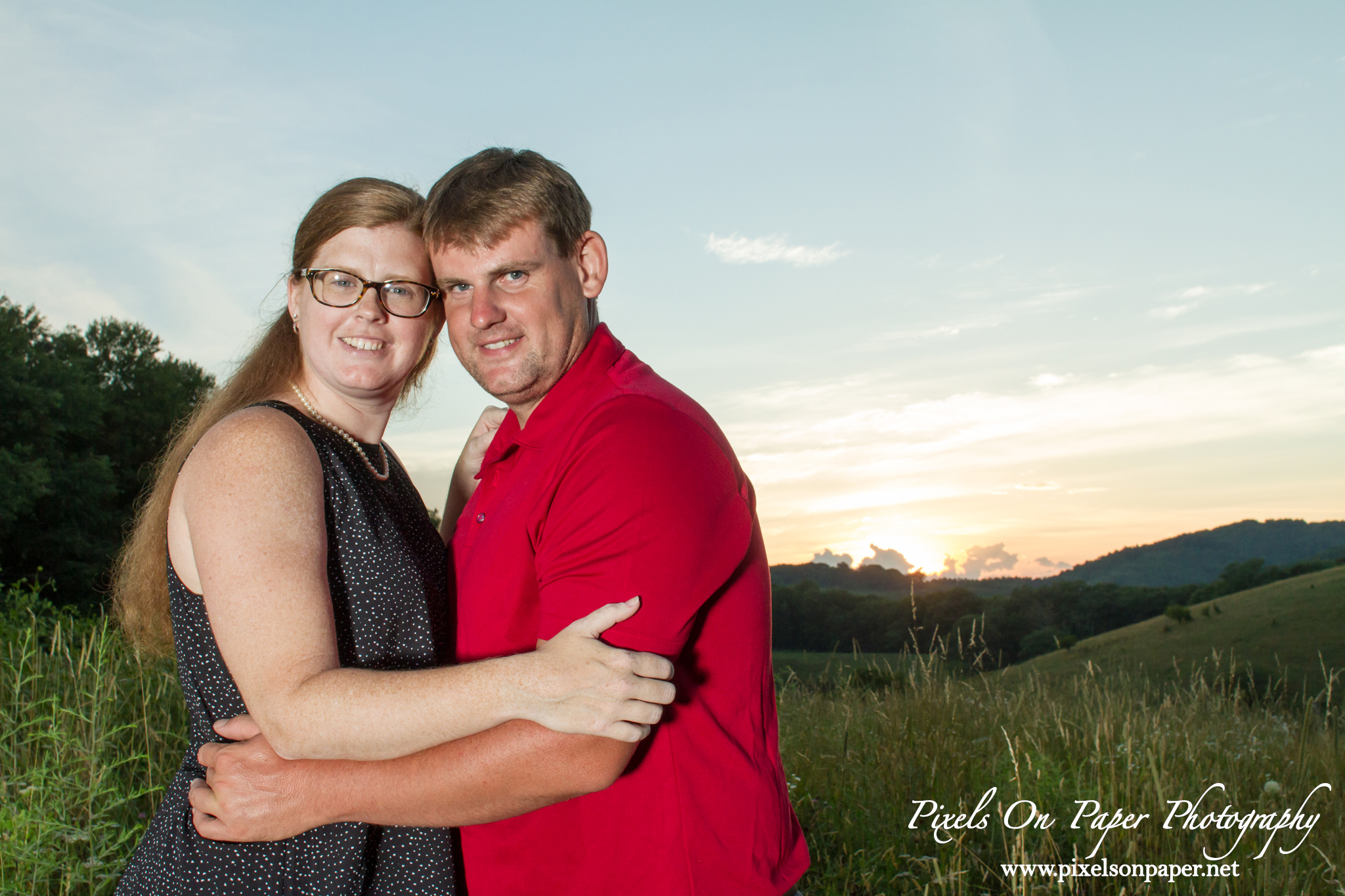 Blowing Rock NC wedding photographer, pixels on paper photographers outdoor engagement photo