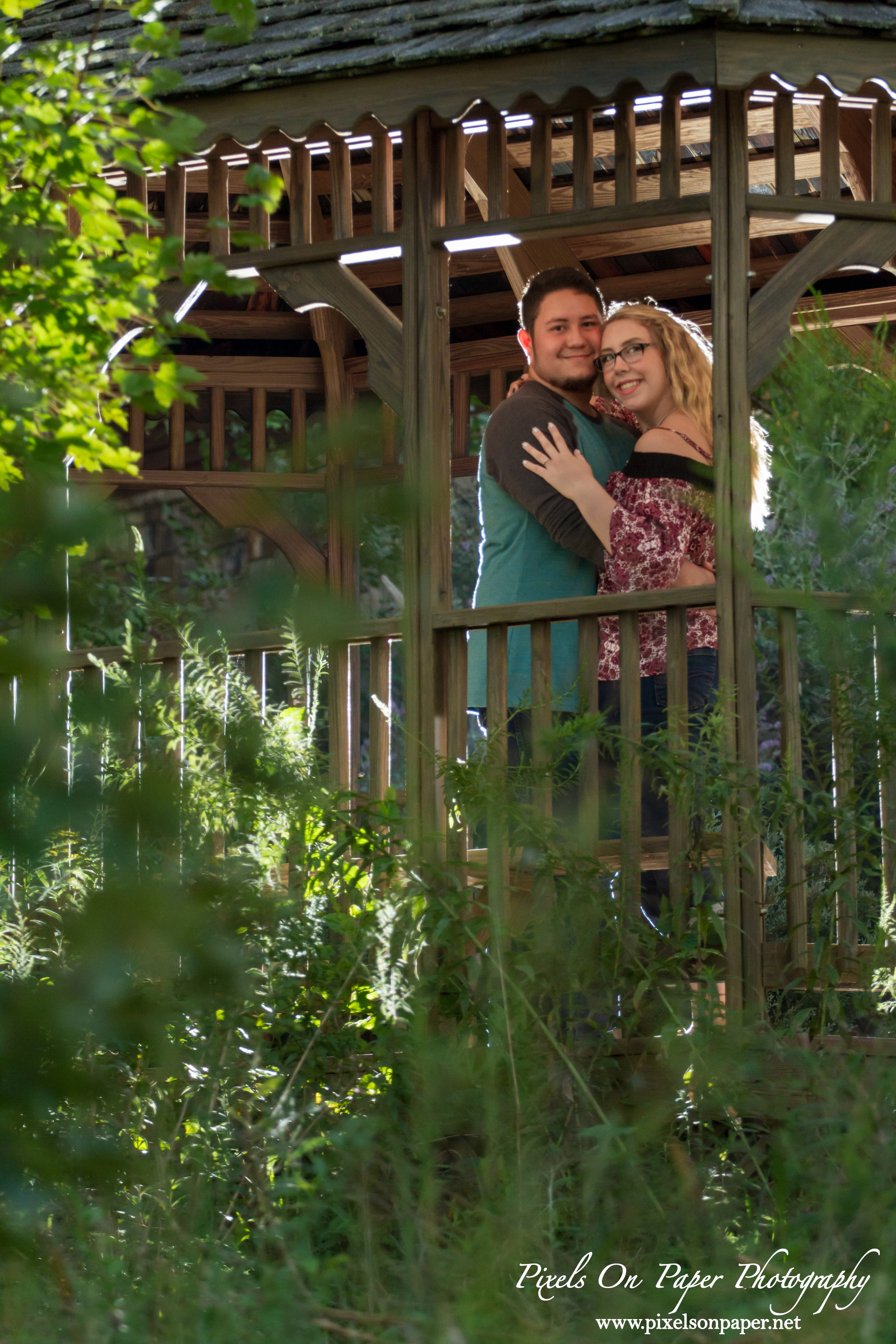 Outdoor NC Mountain, Kerr Scott Lake Engagement portrait photography by Wilkesboro, Boone, Blowing Rock NC Photographers Pixels On Paper photo