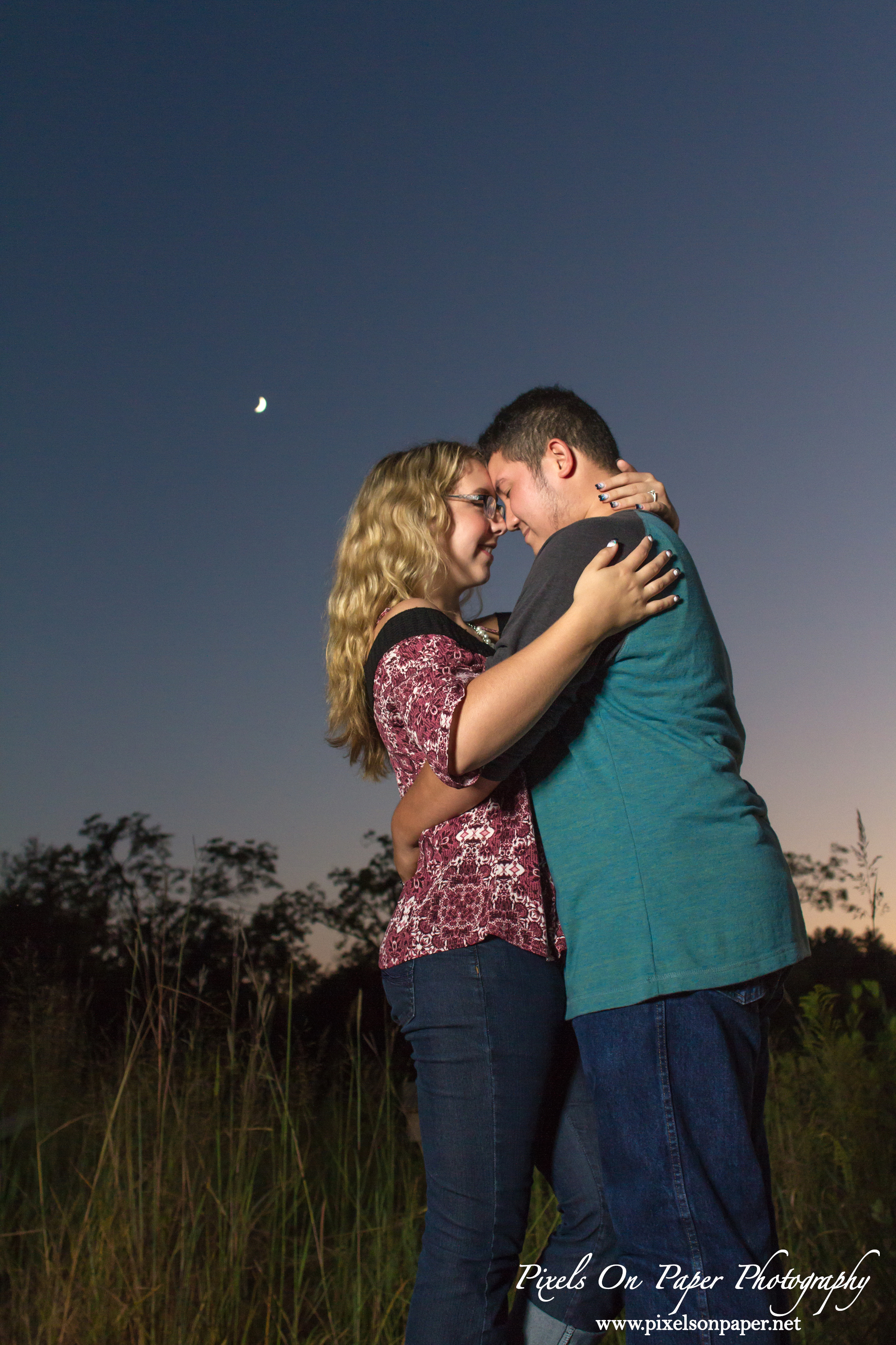 Outdoor NC Mountain, Kerr Scott Lake Engagement portrait photography by Wilkesboro, Boone, Blowing Rock NC Photographers Pixels On Paper photo