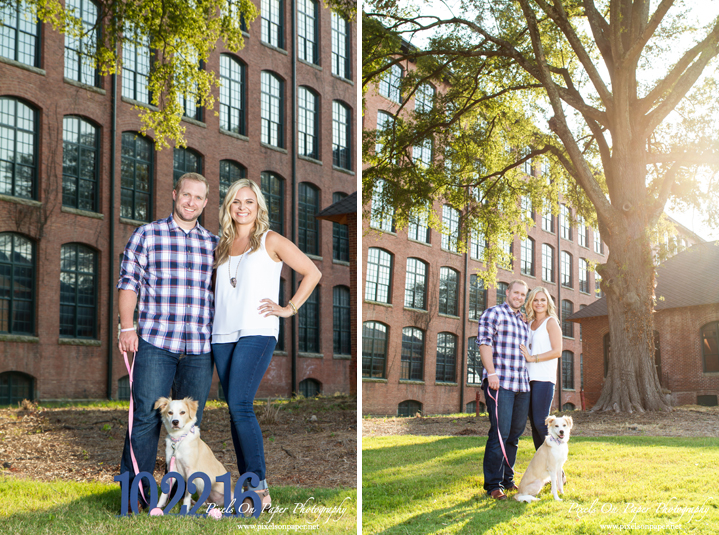 Kessell Loray Mill Gastonia engagement portrait photography by Wilkesboro NC Photographers Pixels On Paper photo