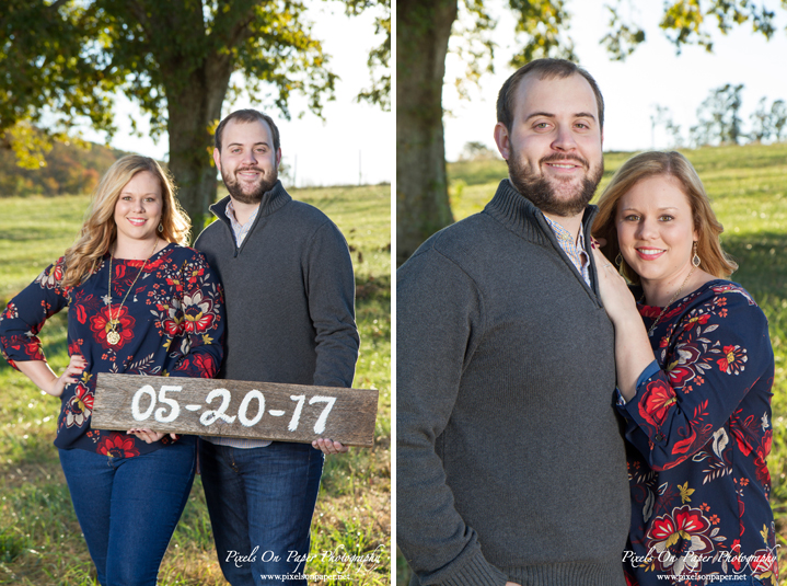 Pixels On Paper Wilkesboro NC Wedding photographers Piccione Vineyards outdoor Engagement portrait photography photo