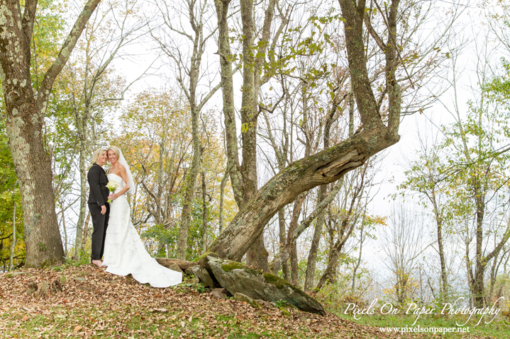 Pixels On Paper Photographers On The Windfall West Jefferson NC Boone Blowing Rock same sex outdoor Wedding photo