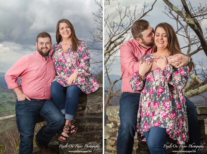 Madi and Preston Roberts West Jefferson NC Outdoor Engagement Photos by Pixels On Paper portrait and wedding photographers photo